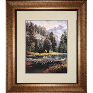  24x24 Lure of the Rockies Framed Print