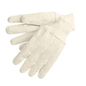    10 oz. heavy napped canvas gloves, PVC dots 