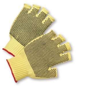  Fingerless Kevlar Gloves with PVC Dots (lot of 12)