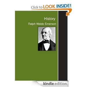 History [Annotated] Ralph Waldo Emerson, Charles William Eliot 