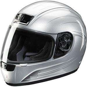  Z1R Phantom Warrior Helmet   X Small/Silver Automotive