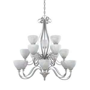  Del Amo Collection Traditional Matte Pewter Chandelier û 