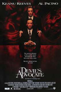 THE DEVILS ADVOCATE MOVIE POSTER 2 Sided ORIG 27x40  