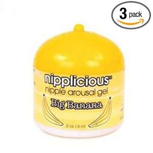  Hott Products Nipplicious Banana, 2 Ounce Jars (Pack of 3 