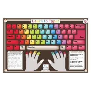  Learn to Type Activity Placemat Toys & Games
