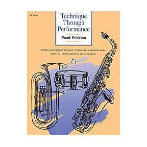   Through Performance Book Clarinet By Frank Erickson