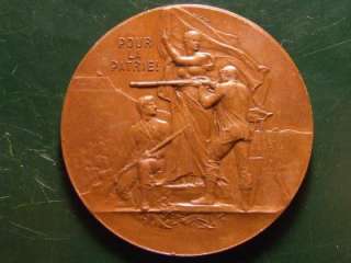 Art nouveau shooting competition medal by TASSET  