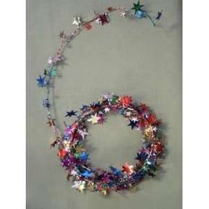  Party Deco 04934 25 ft. Multi Star Wire Garland   Pack of 