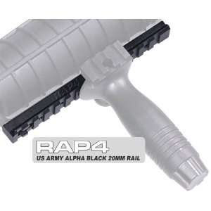 US Army Alpha Black 20mm Rail (with Mounting Screws 