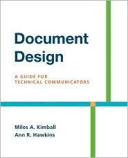 Document Design A Guide for Technical Communicators, (0312436998 