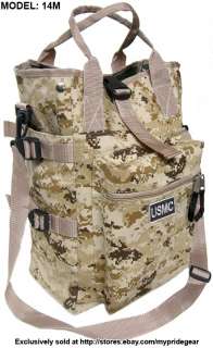 USMC Messenger Bag US Marine Corps MARPAT w/Patch 14M  
