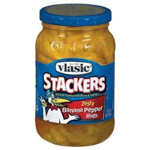 Vlasic Zesty Banana Pepper Ring Stackers Grocery & Gourmet Food