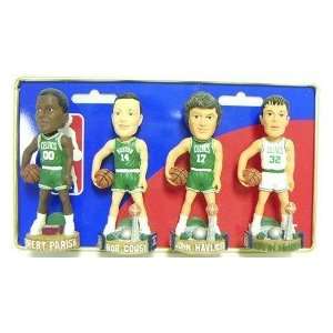 Boston Celtics Retired Players Mini Bobble Head Set