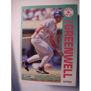  1992 Fleer #39 Mike Greenwell