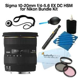  Sigma 10 20MM F4 5.6 EX DC HSM FOR NIKON with 77mm Filter 