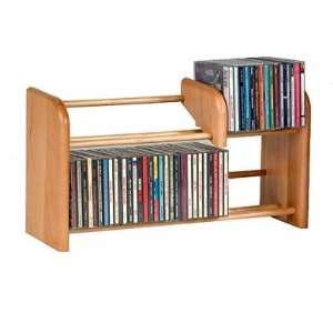  Solid Hardwood Combination CD Video Rack Furniture 