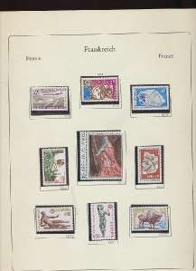 France 1971/76 MNH on a Bundle of Pages(150+items)  