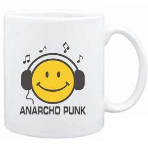  Mug White  Anarcho Punk   Smiley Music Sports 