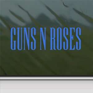  Guns N Roses Blue Decal Metal Hard Rock Band Car Blue 