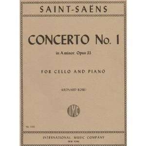  Saint Saens, Camille   Concerto No. 1 in a minor Op. 33 
