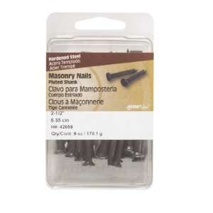  10 each Hillman Masonry Nails With Fluted Shank (42059 