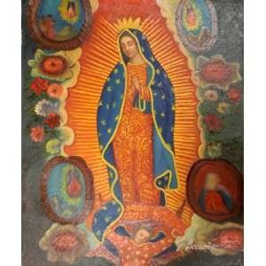  Our Lady of Guadalupe Icon Painting Hand Painted Oil on 