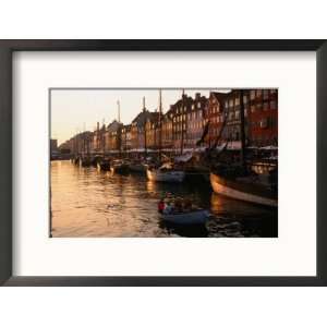  Nyhavn Waterfront, Copenhagen, Denmark Framed Photographic 