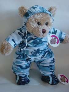 Blue Camo sports outfit clothes fit 15 Build a Bear  