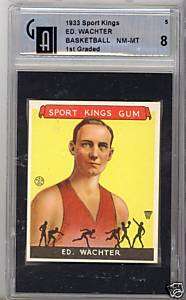 1933 Sports Kings Ed Wachter Basketball gai 8 mt  