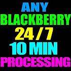 unlock code for at&t att Blackberry Torch 9800 9700 9300 CuRVE 3G 8520 
