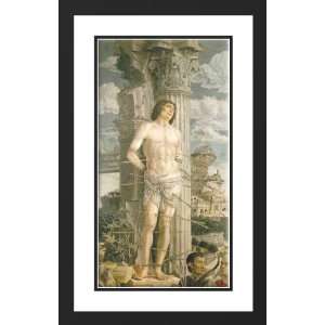 Mantegna, Andrea 24x40 Framed and Double Matted St Sebastian  