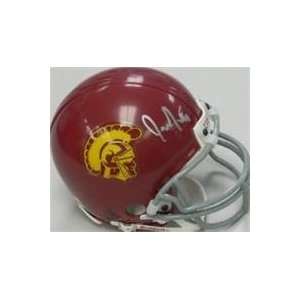  Justin Fargas autographed Football Mini Helmet (USC 