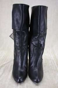   Bethany Cuffed Shortie Softy Studded Leather Heel Boots 11 $340 NEW