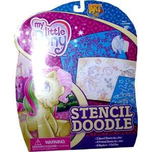  My Little Pony Stencil Doodle Kit Toys & Games