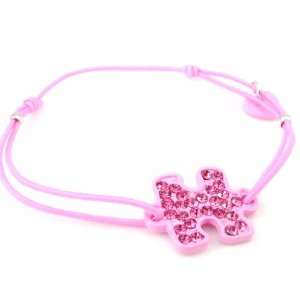  french touch bracelet Puzzles pink. Jewelry