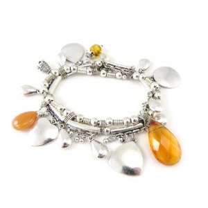  french touch bracelet Kilimanjaro orange silvery 