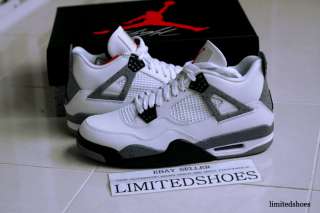 2012 Nike Air Jordan 4 IV Retro WHITE CEMENT bin black db mars v vii 