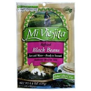 Mi Viejita, Beans Refrd Black, 4.4 Ounce Grocery & Gourmet Food