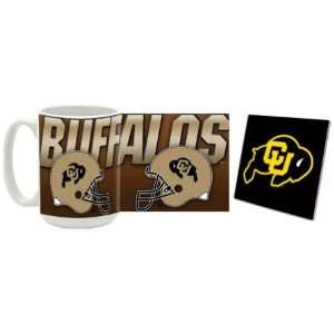  Colorado Buffaloes Mug & Coaster Combo