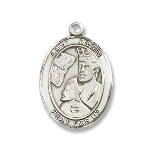   Medal with 18 Sterling Chain Patron Saint of Homeless People Jewelry