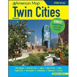  American Map 616578 Twin Cities, MN Street Atlas