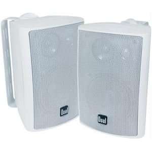  DUAL LU43PW 3 WAY INDOOR/OUTDOOR SPEAKERS (4) Electronics