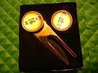   MARKERS and DIVOT TOOL COMBO 24kt GOLD PLATED ORLANDO MAGIC LOGO NEW