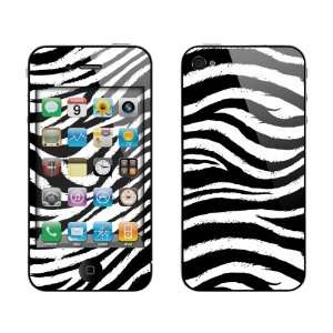  Apple iPhone 4 / 4S   Zebra   Vinyl Skin/Sticker, Screen 