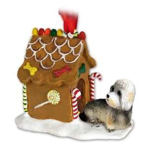  Dandie Dinmont Terrier Gingerbread House Ornament