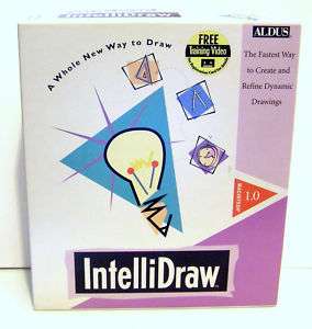 INTELLIDRAW 1.0 Macintosh Original Package Aldus 1992  