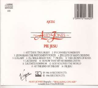 ALED JONES PIE JESU CD 1986  