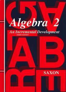 Algebra 2 Homeschool Kit 3rd Edition By Saxon Publishing 9781600320163 