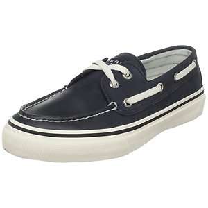 Sperry Top Sider Mens Bahama Leather Sneaker   Black  