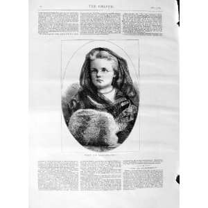  1875 ANTIQUE PORTRAIT LITTLE GIRL GLASSES GRANDMAMMA